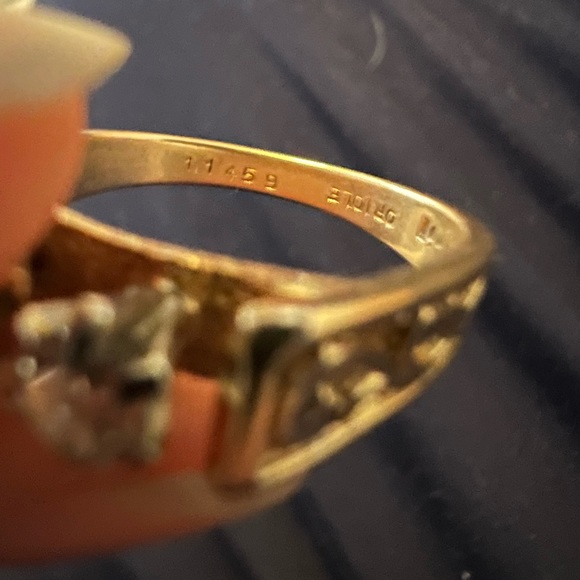 Vintage gold diamond ring 💍 - Picture 3 of 5